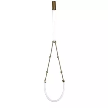 Светильник светодиодный подвесной Indigo 14010-1P 6500К 13 Вт 3 кв.м бронза IP20 (V000062L)