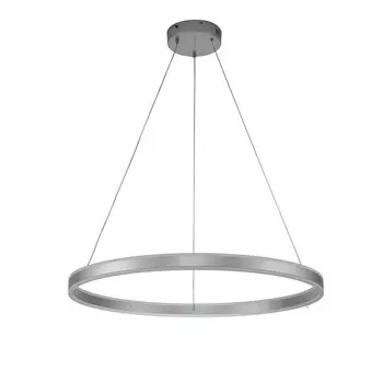 Светильник светодиодный подвесной Indigo Galass 5700К 123 Вт 16 кв.м серебро IP20 (V000018L)