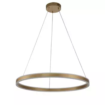 Светильник светодиодный подвесной Indigo Galass 5700К 123 Вт 16 кв.м золото IP20 (V000017L)