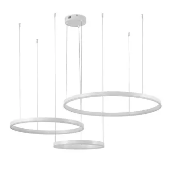 Светильник светодиодный подвесной Indigo Galass 5700К 387 Вт 35 кв.м белый IP20 (V000031L)