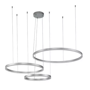 Светильник светодиодный подвесной Indigo Galass 5700К 387 Вт 35 кв.м серебро IP20 (V000014L)