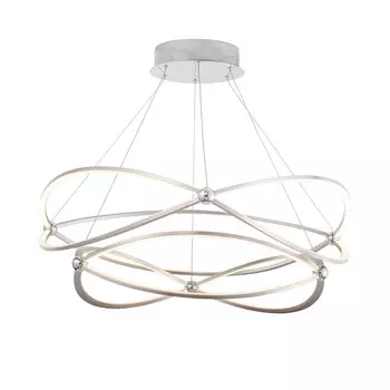 Светильник светодиодный подвесной Maytoni Weave 3000К 20 кв.м никель IP20 (MOD062PL-L103CH3K)