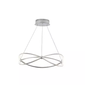 Светильник светодиодный подвесной Maytoni Weave 3000К 45 Вт 12 кв.м никель IP20 (MOD062PL-L45CH3K)