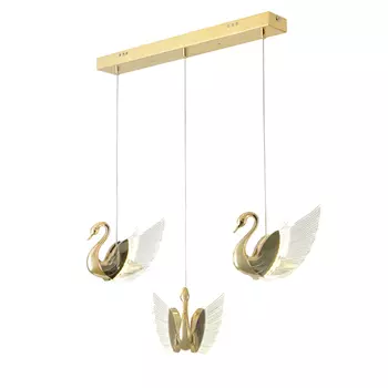 Светильник светодиодный подвесной Ritter Birdie 4000К 56 Вт 10 кв.м золото IP20 (51636 5)