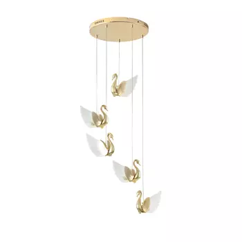 Светильник светодиодный подвесной Ritter Birdie 4000К 56 Вт 10 кв.м золото IP20 (51637 2)