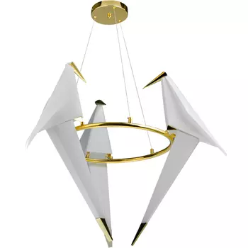 Светильник светодиодный подвесной Ritter Birdie 4000К 25 Вт 2 кв.м золото IP20 (51604 4)