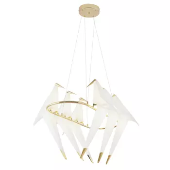 Светильник светодиодный подвесной Ritter Birdie 4000К 25 Вт 28 кв.м золото IP20 (51635 8)