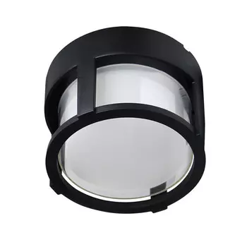 Светильник светодиодный садово-парковый накладной Arte Lamp Ulysses черный 110 мм 4500К 15 Вт IP65 (A6206PF-1BK)