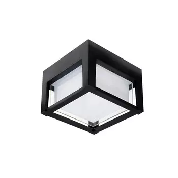 Светильник светодиодный садово-парковый накладной Arte Lamp Ulysses черный 110 мм 4500К 15 Вт IP65 (A6406PF-1BK)