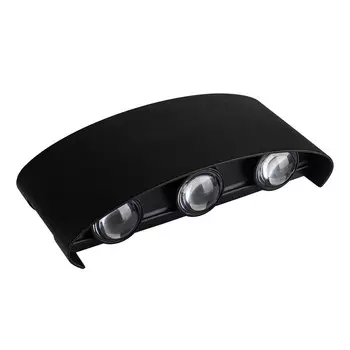 Светильник светодиодный садово-парковый настенный Arte Lamp Bosto черный 4200К 6 Вт IP65 (A3122AL-6BK)