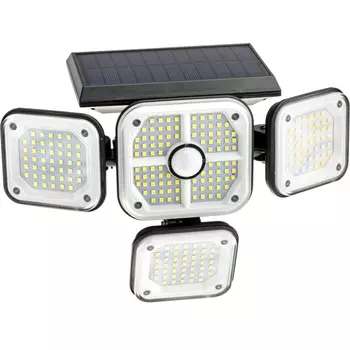 Светильник светодиодный садово-парковый настенный Dwi Solar LED Pro черный 145 мм 6500К 50 Вт IP65 (24294 3)