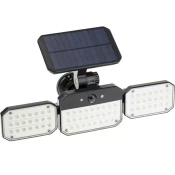 Светильник светодиодный садово-парковый настенный Dwi Solar черный 6500К 14 Вт IP54 (25028 9)