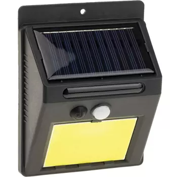 Светильник светодиодный садово-парковый настенный Dwi Solar LED черный 123 мм 6500К 5 Вт IP65 (25013 5)