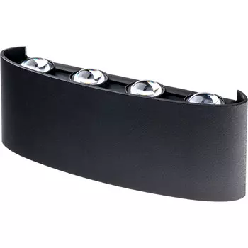 Светильник светодиодный садово-парковый настенный Dwi Nuovo черный 3000К 8 Вт IP54 (24772 6)