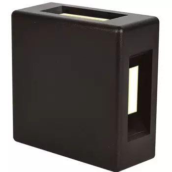 Светильник светодиодный садово-парковый настенный Dwi Nuovo черный 3000К 7 Вт IP54 (24268 0)