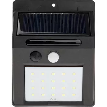 Светильник светодиодный садово-парковый настенный Dwi Solar черный 6500К 4 Вт IP65 (25012 8)