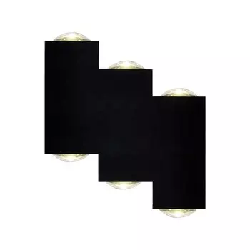Светильник светодиодный садово-парковый настенный Escada 30005LED черный 3000К 6 Вт IP54 (30005W/01LED)