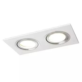 Светильник встраиваемый G5.3 поворотный белый 50 Вт IP20 Elektrostandard Mesku (a035244)