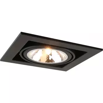 Светильник встраиваемый G9 поворотный черный 40 Вт IP20 Arte Lamp Cardani Semplice (A5949PL-1BK)