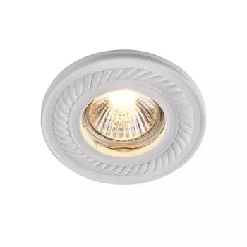 Светильник встраиваемый GU10 белый 35 Вт IP20 Maytoni Gyps Classic (DL283-1-01-W)