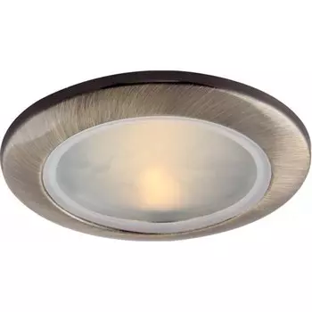 Светильник встраиваемый GU10 бронза 50 Вт IP44 Arte Lamp Aqua (A2024PL-1AB)