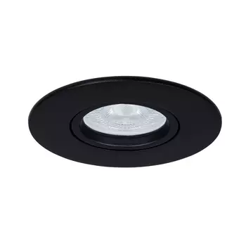 Светильник встраиваемый GU10 поворотный черный 35 Вт IP20 Arte Lamp Giro (A2867PL-1BK)