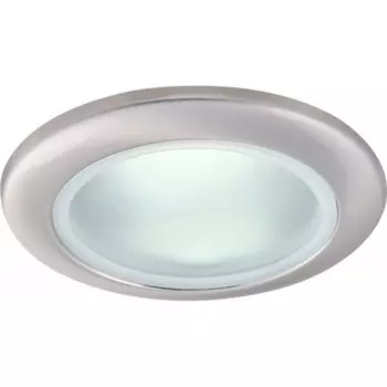 Светильник встраиваемый GU10 серебро 50 Вт IP44 Arte Lamp Aqua (A2024PL-1SS)