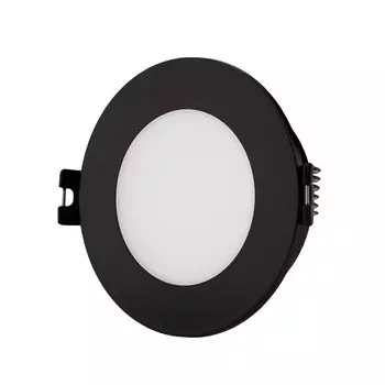 Светильник встраиваемый GU5.3 черный 10 Вт IP65 Denkirs Port (DK3101-BK)