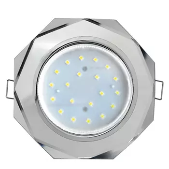 Светильник встраиваемый GX53 хром 10 Вт IP20 Ecola H4 5312 (FM538AECH)