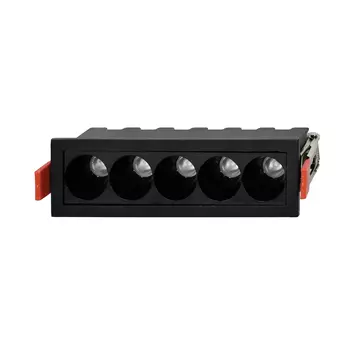 Светильник встраиваемый светодиодный черный 10 Вт 4200К IP20 Ritter Artin (59939 5)