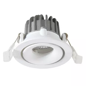 Светильник встраиваемый светодиодный поворотный белый 10 Вт 3000К IP20 Arte Lamp Apertura (A3310PL-1WH)