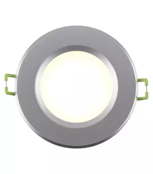 Светильник встраиваемый светодиодный серый 6 Вт 4000К IP44 Navigator ДВО (94834)