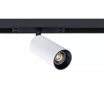 Светодиодный трековый светильник магнитный Arte Lamp Optima 4000К 8 Вт 1 кв.м черный/белый (A7260PL-1WH)