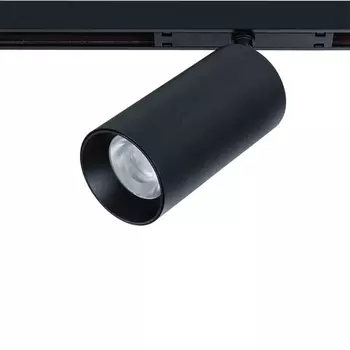 Светодиодный трековый светильник магнитный Arte Lamp Optima 3000К 12 Вт 1 кв.м черный (A7281PL-1BK)