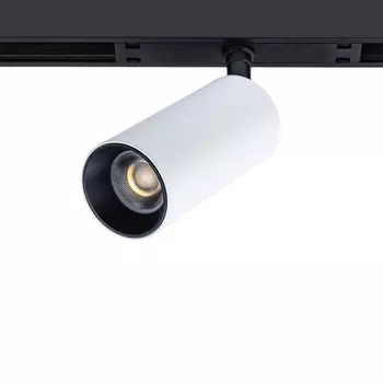 Светодиодный трековый светильник магнитный Arte Lamp Optima 3000К 8 Вт 1 кв.м черный/белый (A7280PL-1WH)