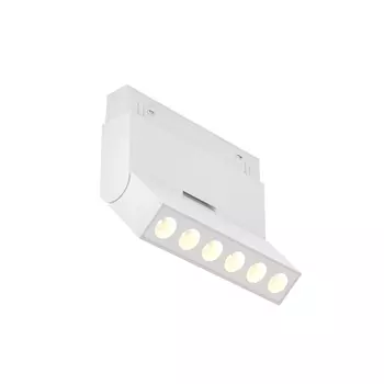 Светодиодный трековый светильник магнитный Technical Points 3000К 6 Вт 2 кв.м белый (TR033-2-6W3K-W)