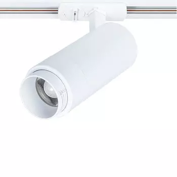 Светодиодный трековый светильник однофазный Arte Lamp Merak 4000К 15 Вт 1 кв.м белый (A3540PL-1WH)