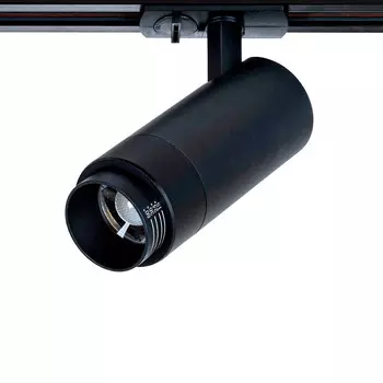 Светодиодный трековый светильник однофазный Arte Lamp Merak 3000К 15 Вт 4 кв.м черный (A3530PL-1BK)