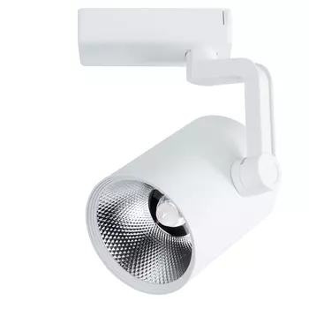 Светодиодный трековый светильник однофазный Arte Lamp Traccia 3000К 30 Вт 1 кв.м белый (A2331PL-1WH)