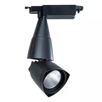 Светодиодный трековый светильник однофазный Arte Lamp Lynx 4000К 30 Вт 1 кв.м черный (A3830PL-1BK)