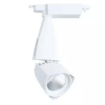 Светодиодный трековый светильник однофазный Arte Lamp Lynx 4000К 30 Вт 1 кв.м белый (A3830PL-1WH)