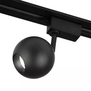 Светодиодный трековый светильник однофазный Elektrostandard Ball 4200К 12 Вт 2,5 кв.м черный (LTB77)