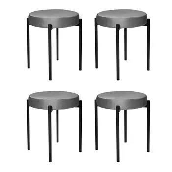 Табурет Bug серый (4 шт.) (FR 0551K)