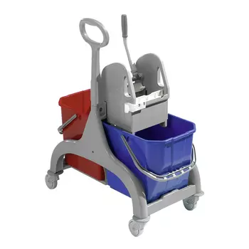 Тележка с двумя ведрами 2х25 л Karcher с вертикальным отжимом