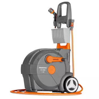 Тележка с поливочным шлангом 40 м Daewoo пластиковая с набором для полива (DWR 4040)