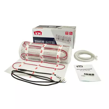 Теплый пол нагревательный мат КМ-150 10 кв.м 150 (1500) Вт