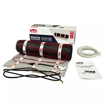 Теплый пол нагревательный мат КМ-200 6 кв.м 200 (1200) Вт