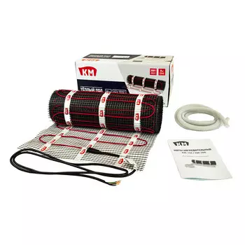 Теплый пол нагревательный мат КМ-200 8 кв.м 200 (1600) Вт