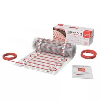 Теплый пол нагревательный мат СТН Квадрат тепла КМ-225-1,5 1,5 кв.м 150 (225) Вт