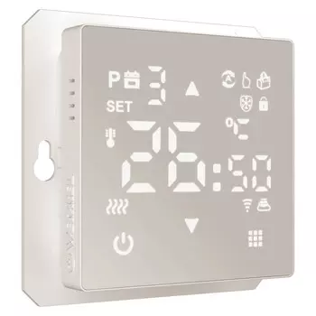 Терморегулятор электронный сенсорный для теплого пола Werkel W1151217 дымчатый с поддержкой Wi-Fi